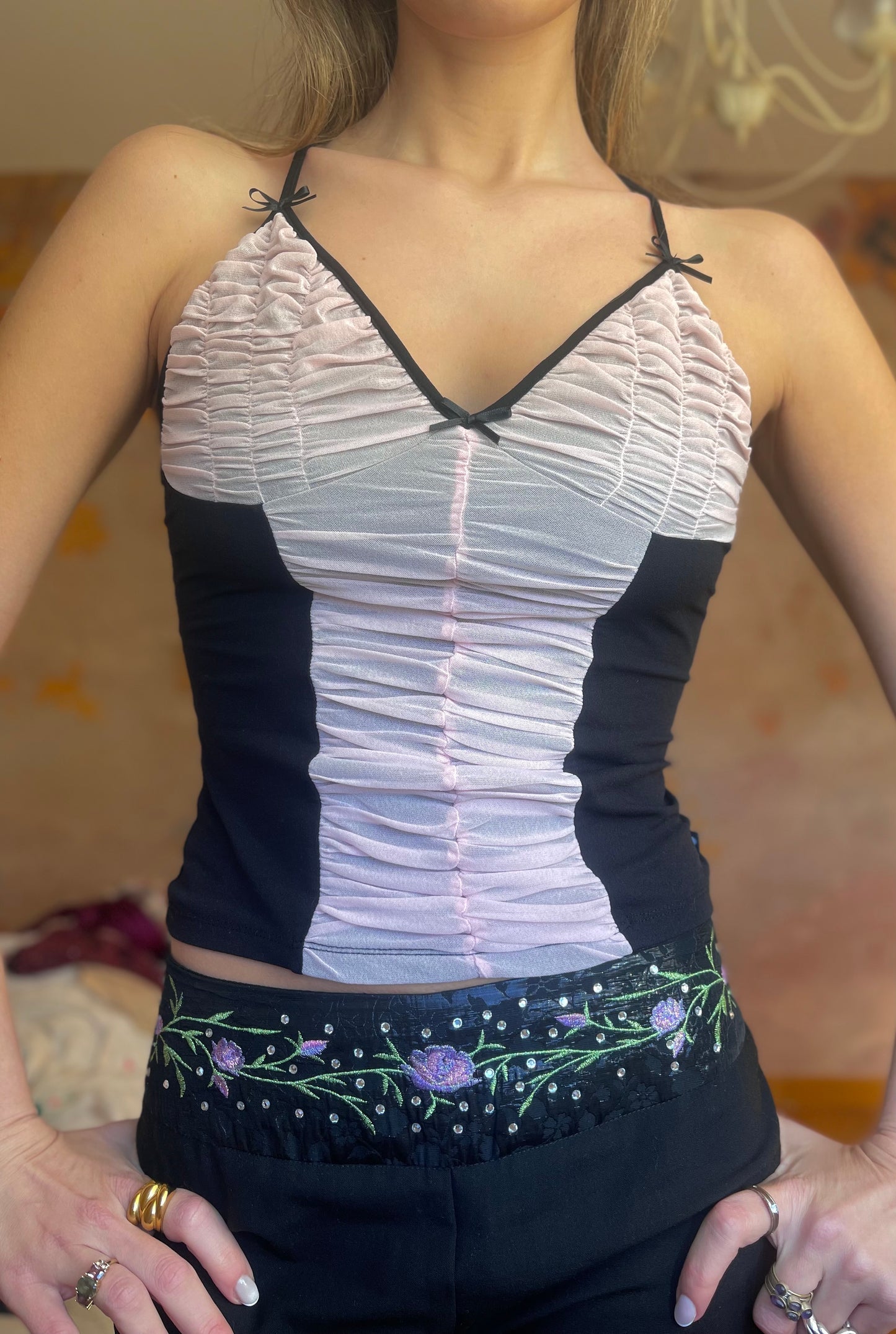 “Purple Snowflakes” Top