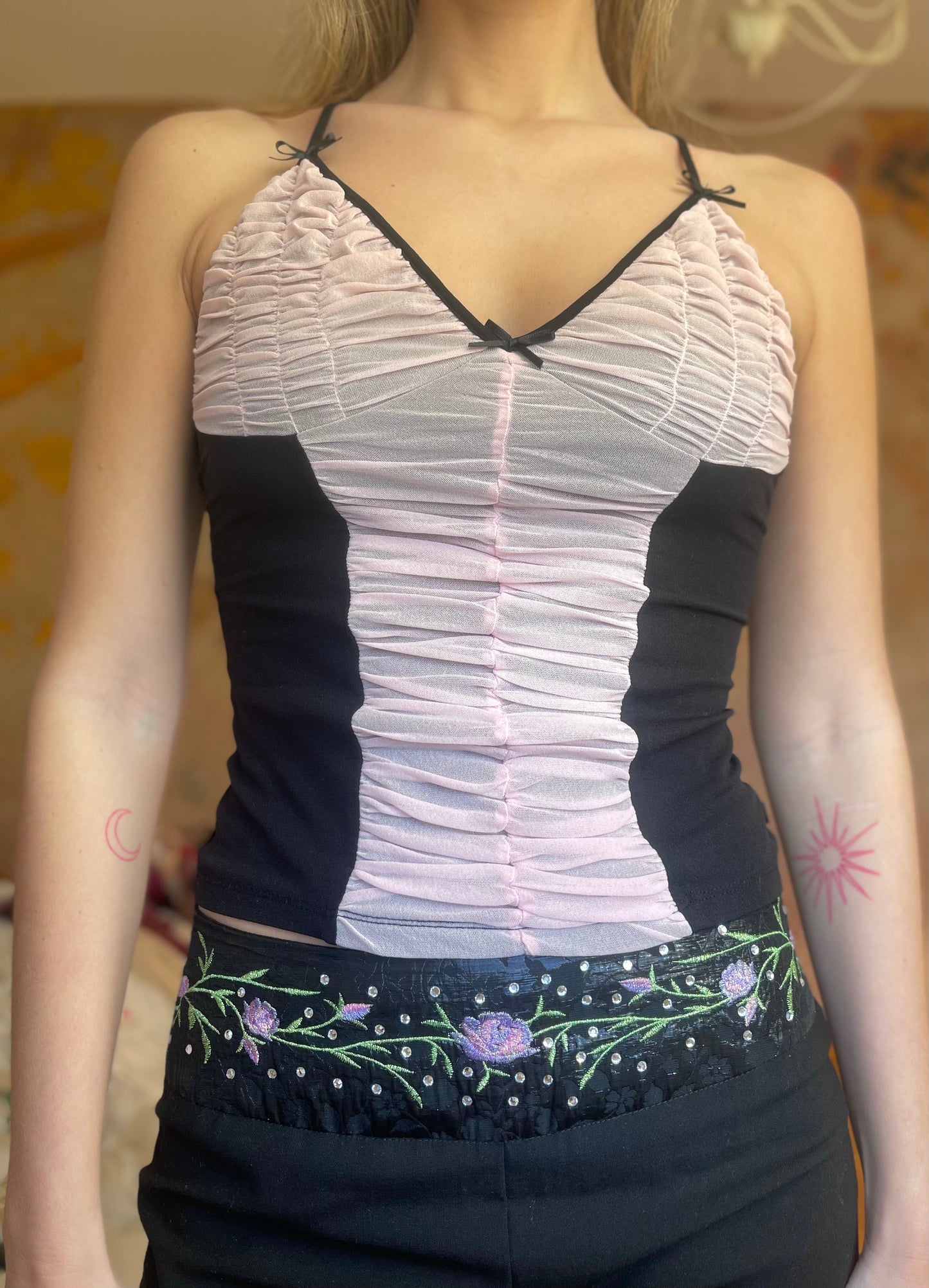 “Purple Snowflakes” Top