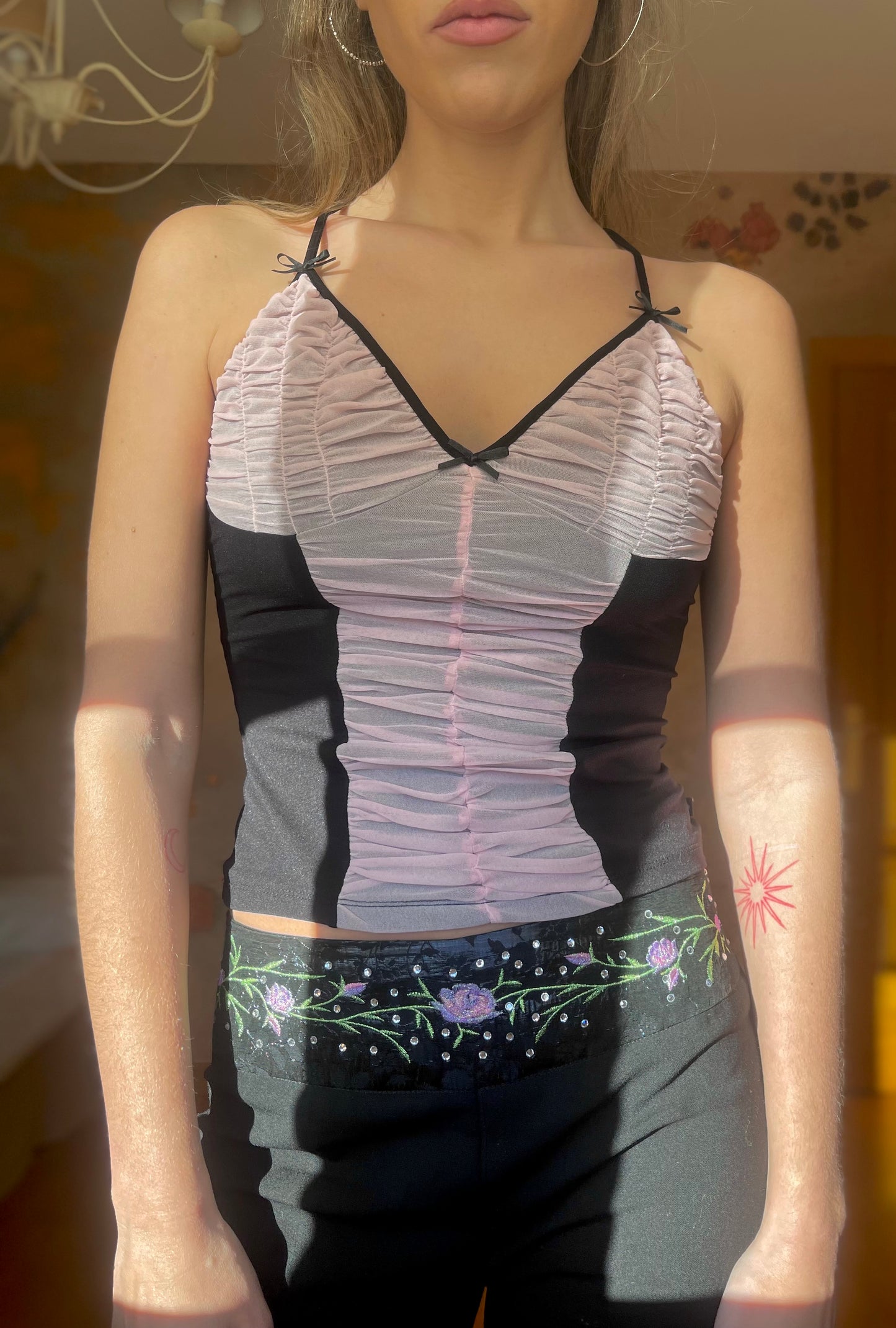 “Purple Snowflakes” Top