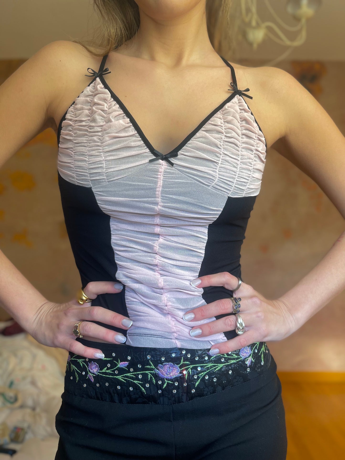 “Purple Snowflakes” Top