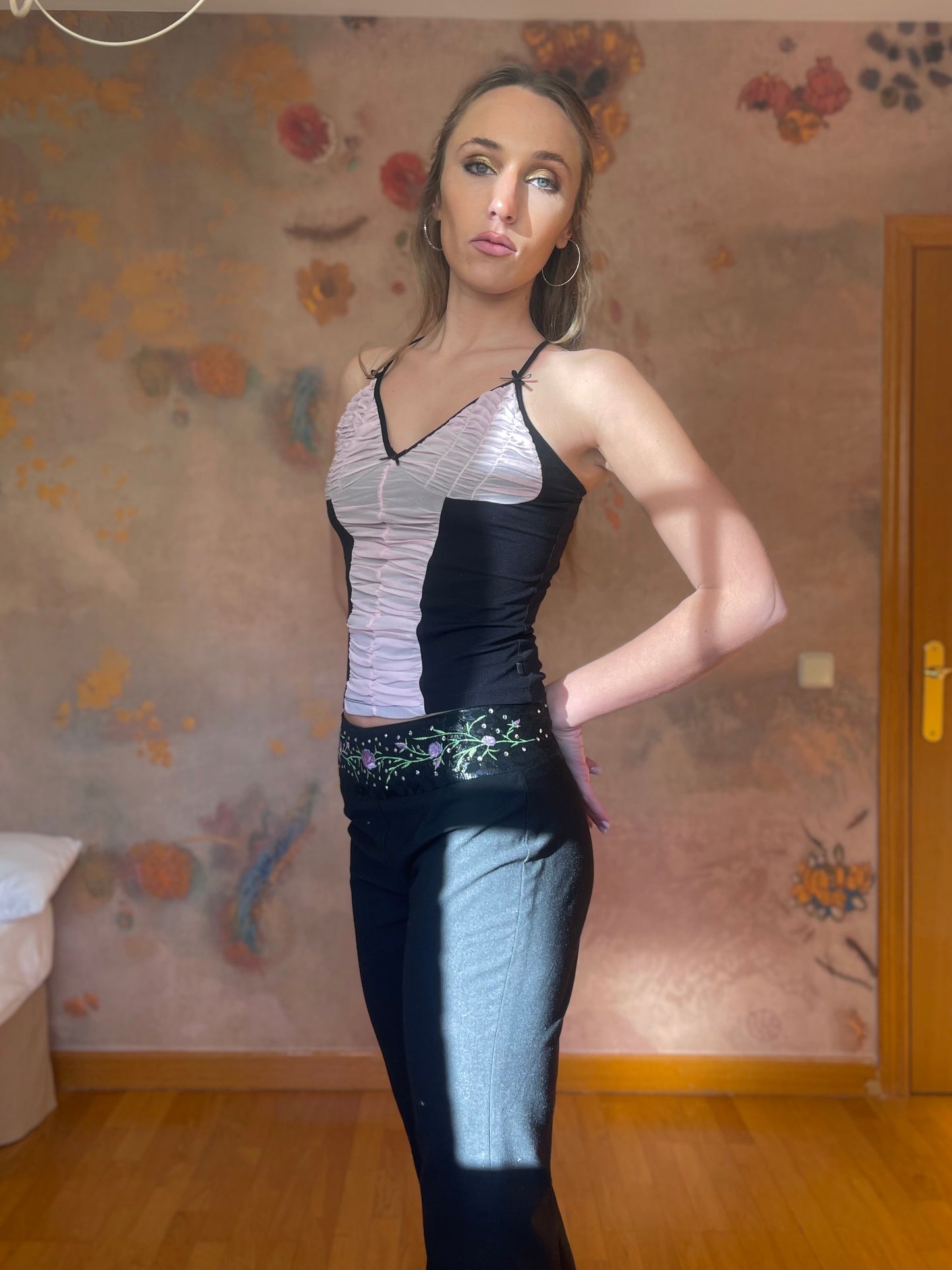 “Purple Snowflakes” Top